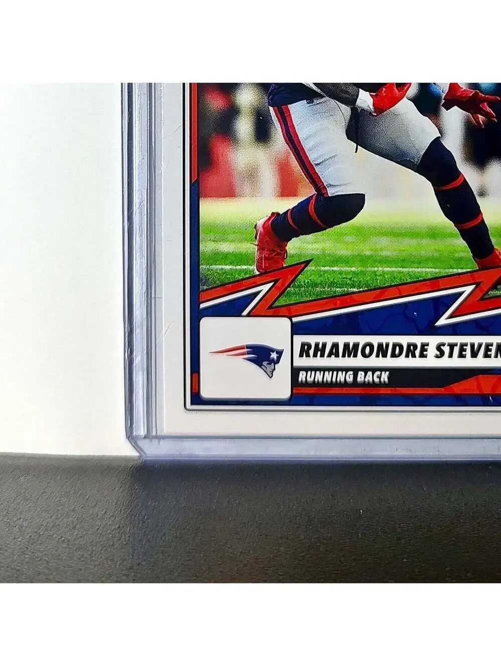 Rhamondre Stevenson 2025 Panini NFL #37 Sticker Card New England Patriots